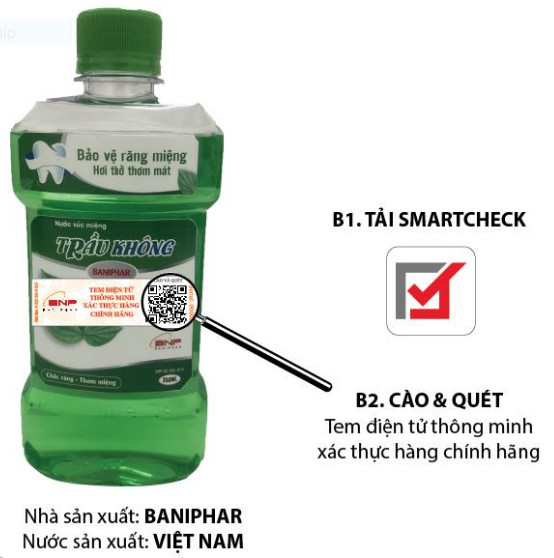 Dược phẩm Bắc Ninh ứng dụng công nghệ quét mã QR Code Smartcheck trên tem chống hàng giả để bảo vệ sản phẩm chính hãng