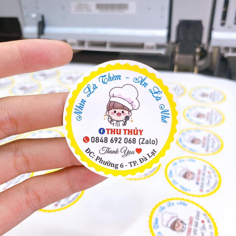 Tem nhãn cho sản phẩm