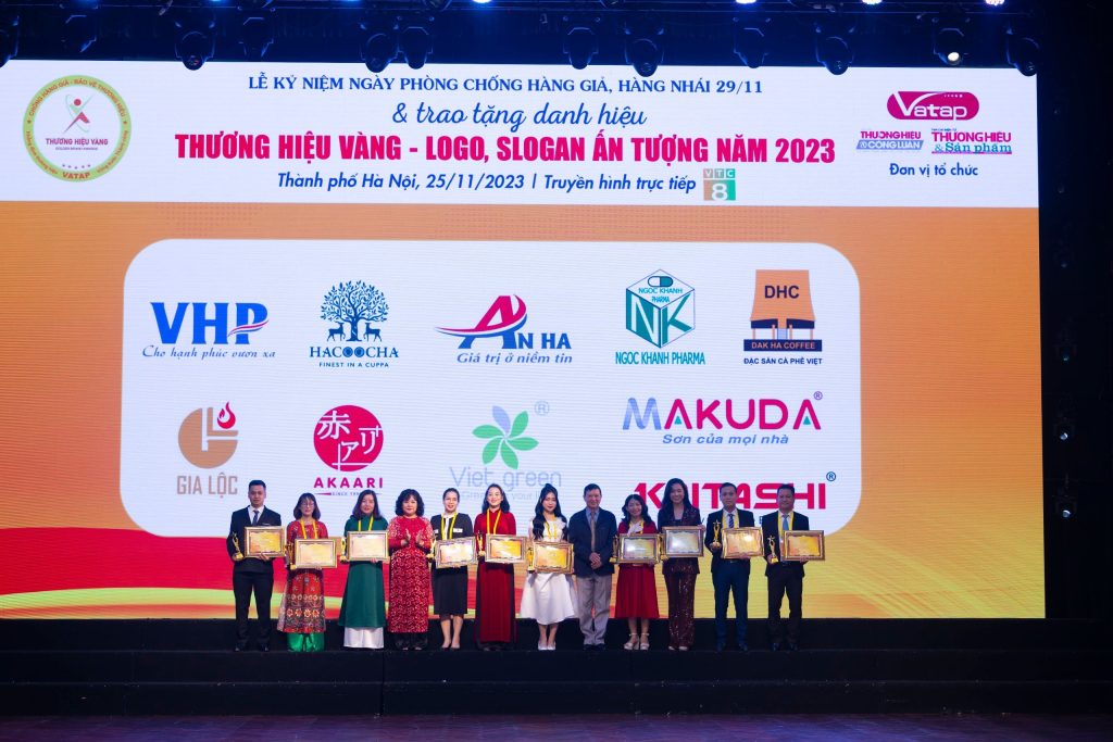 An Hà nhận danh hiệu tốp 10 thương hiệu vàng 2023