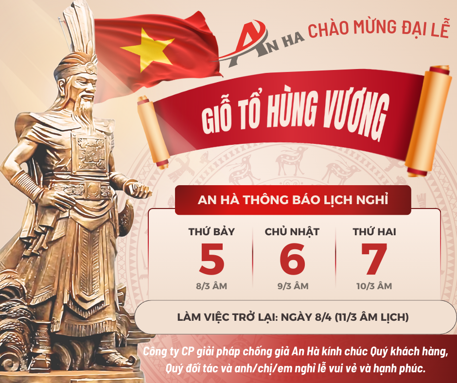 Thông báo nghỉ lễ Giỗ Tổ Hùng Vương 10/03/2025