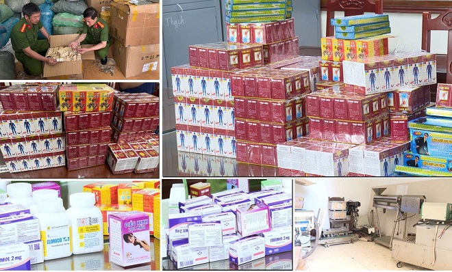 Đến giữa tháng Tư, Công an tỉnh Thanh Hóa triệt phá một đường dây sản xuất thuốc giả quy mô lớn, hoạt động trong suốt 4 năm, thu lời bất chính hàng trăm tỷ đồng
