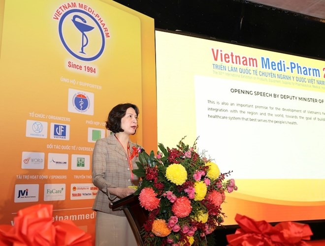 Thứ trưởng Bộ Y tế, PGS.TS Nguyễn Thị Liên Hương phát biểu. Ảnh: Trần Minh/Bộ Y tế