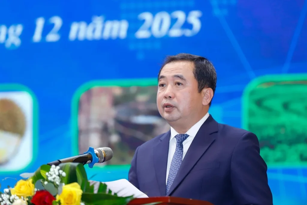 Bộ trưởng Trần Đức Thắng: Mục tiêu của Bộ Nông nghiệp và Môi trường để người dân Việt Nam sớm được sử dụng các sản phẩm nông, lâm, thủy sản do chính người Việt Nam sản xuất, bảo đảm an toàn, sạch và đáng tin cậy. Ảnh: Khương Trung.