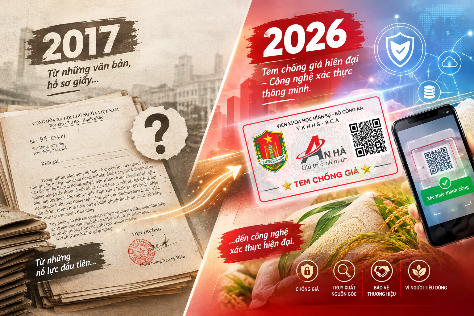 2017 → 2026: Thông tin về tem chống giả có gì thay đổi?
