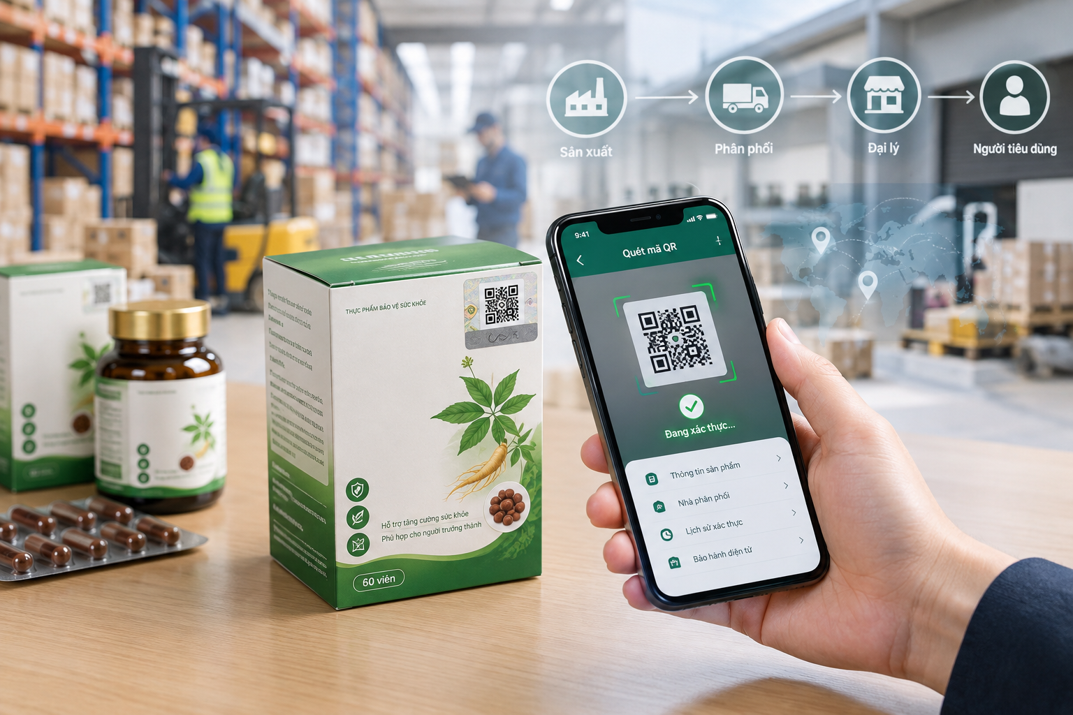 Giải pháp chống hàng giả bằng QR Code từ vụ hơn một triệu viên An Cung giả