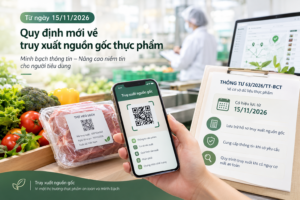 Từ ngày 15/11/2026: Quy định mới về truy xuất nguồn gốc thực phẩm doanh nghiệp cần biết
